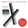 image:imageGOODY Total Texture Detangling Handle Comb Wide Spaced Teeth Preserve Curl Definition PainFree Hair Accessories for Women amp Girls Durable for Everyday and Professional Use Black7 Inch
