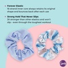 image:imageGoody Ouchless Forever Cotton Scrunchies 2 Ct Blue Stripes 3X Stronger DamageFree Hold Hair Scrunchies 16 Strand Inner Core Styling Accessories for Women amp Men For MediumThick HairRayas azules