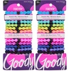 image:imageGoody Ouchless Forever Hair Elastics 10 Ct Brown amp Black 6MM DamageFree 3X Stronger Ties Retainable Shape 16 Strand Inner Core Styling Accessories for Women amp Men All Hair TypesNeon Rainbow