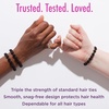 image:imageGoody Ouchless Forever Hair Elastics 10 Ct Brown amp Black 6MM DamageFree 3X Stronger Ties Retainable Shape 16 Strand Inner Core Styling Accessories for Women amp Men All Hair TypesNeon Rainbow