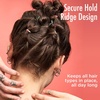 image:imageGoody Ouchless Womens Polyband Elastic Hair Tie 150 Count Black Fine Hair Accessories Style with Ease and Keep Your Hair Secured Perfect for Fun and Unique Hairstyles PainFreeBrown