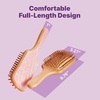 image:imageGoody Paddle Brush Pink Sparkle Bamboo Bristles for Ouchless Detangling Tackles Tangles Knots amp Frizz Use as a Detangler or Styling Brush For All Hair Types Gift for Women amp GirlsPink Sparkle