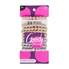 image:imageGoody Ouchless Forever Hair Elastics 10 Ct Brown amp Black 6MM DamageFree 3X Stronger Ties Retainable Shape 16 Strand Inner Core Styling Accessories for Women amp Men All Hair TypesBlondeSilver