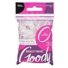 image:imageGoody Ouchless Womens Polyband Elastic Hair Tie 150 Count Black Fine Hair Accessories Style with Ease and Keep Your Hair Secured Perfect for Fun and Unique Hairstyles PainFreeClear