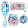 image:imageWet Brush Bluey Kids Midi Hair Brush Limited Edition Orange  Goody x Bluey Satin Scrunchies 4ct  Hair Ponytailers in Bluey Character 10ct  Hair Polybands in Bluey Bingo amp Characters Pouch 300ct