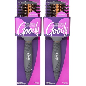 image:imageGoody Large Thermal Round Brush  For All Hair Types  Faster Drying for Voluminous Styles with Less Pain Effort and Breakage  PainFree Hair Accessories for Women Men Boys and Girls1 Count Pack of 2