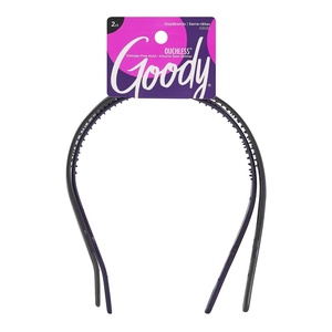image:imageGoody Ouchless Shoestring Headbands 5 Ct Assorted Colors Stylish amp Lightweight Thin DamageFree Fabric Headbands for Women amp Men AllDay Comfort For All Occasions All Hair TypesAssorted