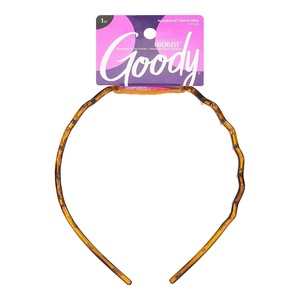 image:imageGoody Ouchless Shoestring Headbands 5 Ct Assorted Colors Stylish amp Lightweight Thin DamageFree Fabric Headbands for Women amp Men AllDay Comfort For All Occasions All Hair TypesZigzag Tort