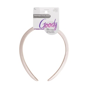 image:imageGoody Ouchless Shoestring Headbands 5 Ct Assorted Colors Stylish amp Lightweight Thin DamageFree Fabric Headbands for Women amp Men AllDay Comfort For All Occasions All Hair TypesPadded Champagne