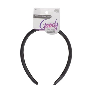 image:imageGoody Ouchless Shoestring Headbands 5 Ct Assorted Colors Stylish amp Lightweight Thin DamageFree Fabric Headbands for Women amp Men AllDay Comfort For All Occasions All Hair TypesPadded Black