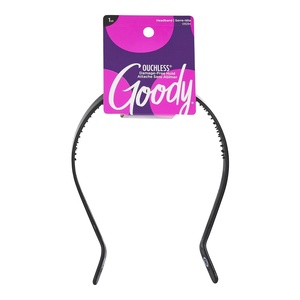 image:imageGoody Ouchless Shoestring Headbands 5 Ct Assorted Colors Stylish amp Lightweight Thin DamageFree Fabric Headbands for Women amp Men AllDay Comfort For All Occasions All Hair TypesBlack Flex