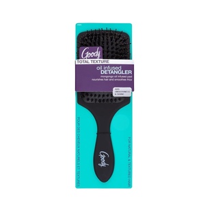 image:imageGoody Total Texture Mongongo Oil Brush  Oil Infused Detangler Adds Luster and Shine and Protects Hair  PainFree Hair Accessories for Women and Girls  Durable for Everyday Use  BlackMongongo Oil Infused Detangler