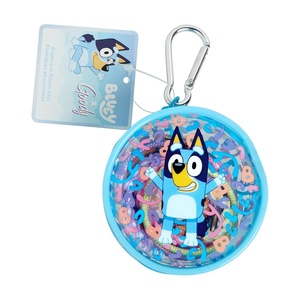 image:imageGoody x Bluey Multicolor Hair Ponytailers in Bluey Character Pouch 10ct Elastics For All Hair Types Ouchless Hold