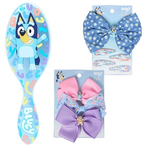 image:imageWet Brush Bluey Kids Midi Hair Brush Limited Edition Orange  Goody x Bluey Multicolor Floral Bow Barrette and Snap Clips 5ct  Multicolor Bow Barrettes 3ct Blue Pink amp Purple