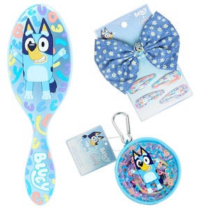 image:imageWet Brush Bluey Kids Midi Hair Brush Limited Edition Orange  Goody x Bluey Multicolor Hair Ponytailers in Bluey Character Pouch 10ct  Floral Bow Barrette and Snap Clips 5ct For All Hair Types