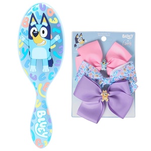 image:imageWet Brush Bluey Kids Midi Hair Brush Limited Edition Orange  Goody x Bluey amp Bingo Multicolor Bow Barrettes 3ct For All Hair Types SlideProof Hold Blue Pink amp Purple