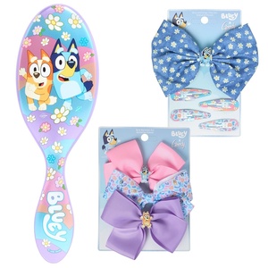 image:imageWet Brush Bluey amp Bingo Kids Midi Hair Brush Limited Edition Purple  Goody x Bluey Multicolor Floral Bow Barrette and Snap Clips 5ct  Multicolor Bow Barrettes 3ct Blue Pink amp Purple