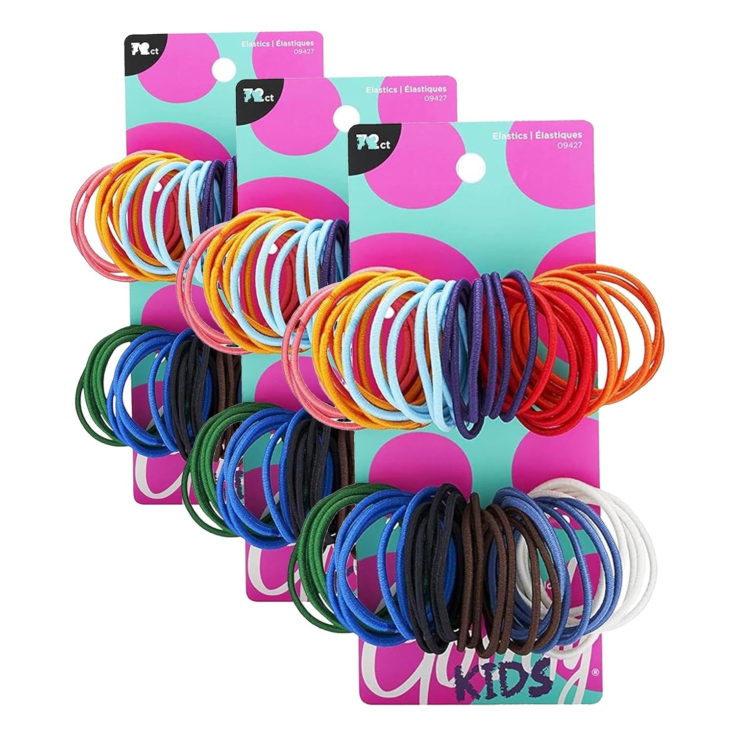 image:imageGoody Kids Ouchless Elastic Hair Ties 60 Ct Assorted Colors PainFreeAssorted Colors
