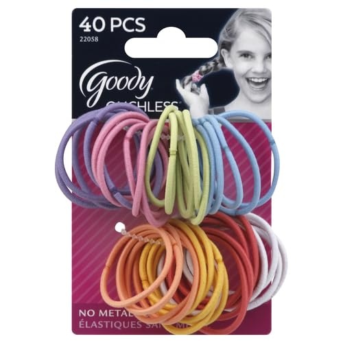 image:imageGoody Kids Ouchless Elastic Hair Ties 60 Ct Assorted Colors PainFreeAssorted Colors