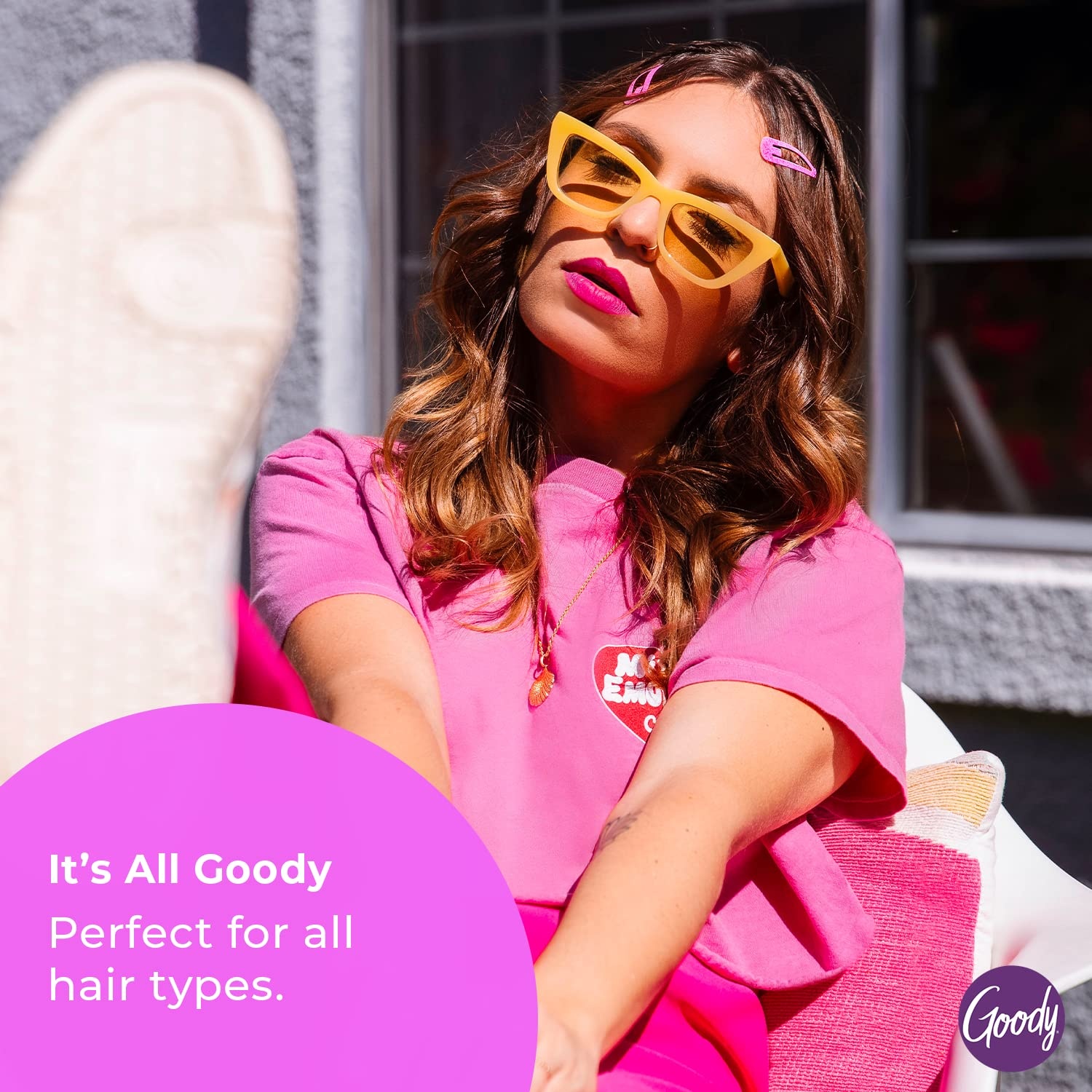 image:imageGoody Snap amp Go Metal Contour Clips 6 Count Brunette Snap Clips Suitable for All Hair Types PainFree Hair Accessories for Women Men and Kids All Day ComfortBlonde