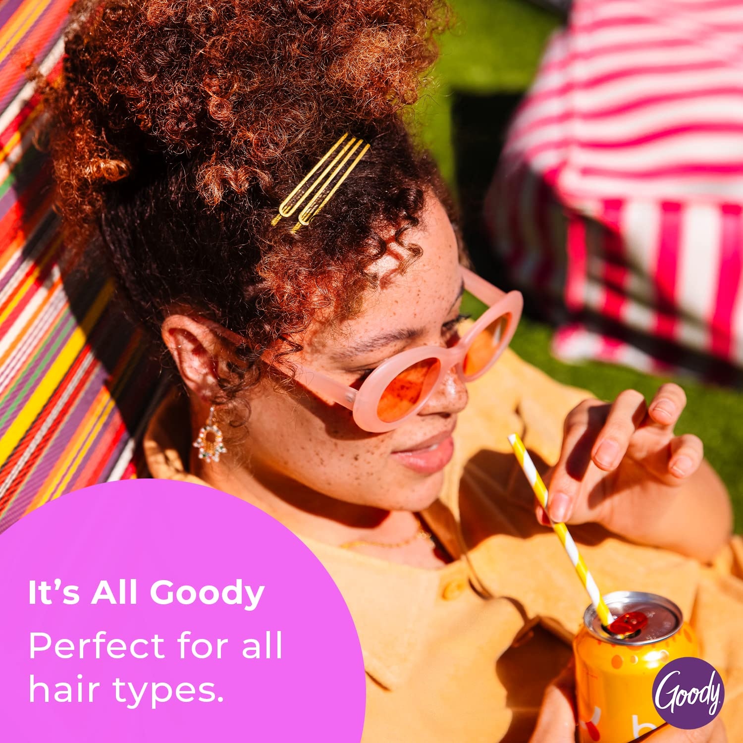 image:imageGoody Styling Hair Bobby Pins  100 Count Black  Slideproof and LockIn Place  Suitable for All Hair Types  PainFree Hair Accessories for Women and Girls  All Day ComfortBlack