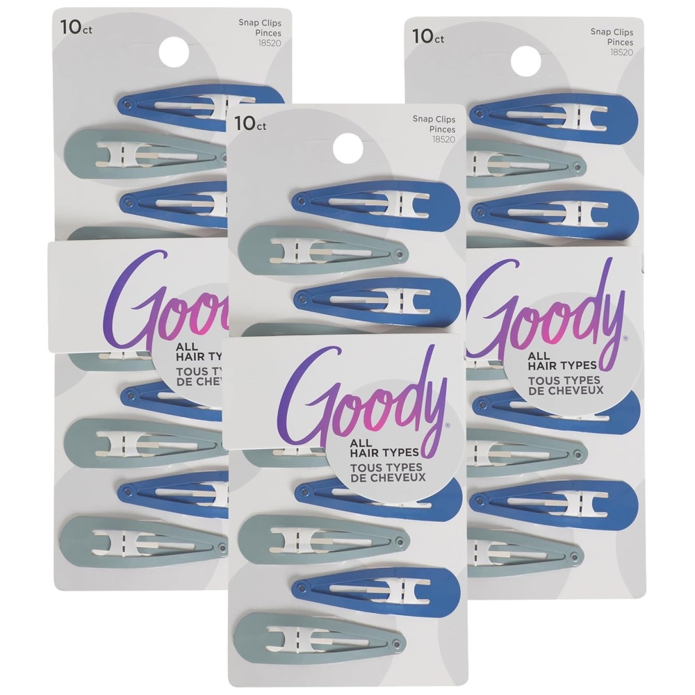 image:imageGoody Snap amp Go Metal Contour Clips 10 Count Warm Tones Snap Clips Suitable for All Hair Types PainFree Hair Accessories for Women Men and Kids All Day Comforttonos fros