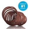image:imageGOODY Ouchless Womens Hair Braided Elastics 4mm for Medium Hair Brown 32 Count Pack of 1Brown