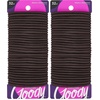 image:imageGOODY Ouchless Womens Hair Braided Elastics 4mm for Medium Hair Brown 32 Count Pack of 1Brown