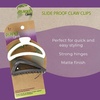 image:imageGOODY Planet SlideProof Claw Clips 2ct Blush and RustBlack