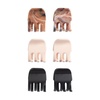 image:imageGoody Classic Claw Hair Clips  6Count Clear Brown and Black  12 Claw Will Gently Keep Hair Secured In Place with a Long Lasting Hold color may vary6 Count Pack of 1