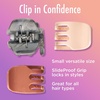 image:imageGoody Classic Claw Hair Clips  6Count Clear Brown and Black  12 Claw Will Gently Keep Hair Secured In Place with a Long Lasting Hold color may vary6 Count Pack of 1