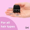 image:imageGoody Classic Claw Hair Clips  6Count Clear Brown and Black  12 Claw Will Gently Keep Hair Secured In Place with a Long Lasting Hold color may vary6 Count Pack of 1