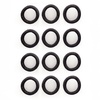image:imageGoody ComfortFlex Seamless Thick Hair Elastics Brown No Slip Grip Ouchless Ties with All Day Gentle Hold Ponytail Holders for DamageFree Styling 8 Count Pack of 3Black