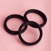 image:imageGoody ComfortFlex Seamless Thick Hair Elastics Brown No Slip Grip Ouchless Ties with All Day Gentle Hold Ponytail Holders for DamageFree Styling 8 Count Pack of 3Black