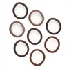 image:imageGoody ComfortFlex Seamless Thick Hair Elastics Brown No Slip Grip Ouchless Ties with All Day Gentle Hold Ponytail Holders for DamageFree Styling 8 Count Pack of 3Brown