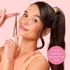 image:imageGoody ComfortFlex Seamless Thick Hair Elastics Brown No Slip Grip Ouchless Ties with All Day Gentle Hold Ponytail Holders for DamageFree Styling 8 Count Pack of 3Blonde