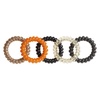 image:imageGoody Dentless Spiral Hair Ties Hair Coils  5 Ct Neutral Tones Phone Cord Hair Ties Secure Hold Jelly Bands for All Occasions Hair Accessories for Women amp Men For MediumThick HairNEUTRAL
