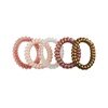 image:imageGoody Dentless Spiral Hair Ties Hair Coils  5 Ct Neutral Tones Phone Cord Hair Ties Secure Hold Jelly Bands for All Occasions Hair Accessories for Women amp Men For MediumThick HairBlush