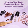 image:imageGoody Large Banana Clip Set Stylish Secure No Crease Hair Clips with SlideProof Hold Styling Accessory For Fine  Medium Hair Type Gifts for Women amp Girls Black and Tortoiseshell 2 CtOctopus