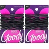 image:imageGoody Nonslip Womens Elastic Hair Tie Black  4MM for Medium Hair Ouchless PainFree Hair Accessories for Women Perfect for Long Lasting Braids Ponytails and More 10 Count Pack of 1Black