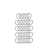 image:imageGoody Ouchless Elastic Hair Ties  50 Ct Assorted Neutrals 2MM Rubber Bands for Hair PainFree Hair Accessories for Women amp Men Made for LongLasting Braids Ponytails amp More For Fine HairBlack