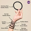 image:imageGoody Ouchless Hair Elastics  No Pull No Breakage TangleFree Hold for Thick Curly Coily amp Textured Hair  15 Count Black LongLasting Ponytail Holders for Women amp MenBlack