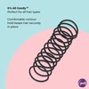 image:imageGoody Ouchless Hair Elastics  No Pull No Breakage TangleFree Hold for Thick Curly Coily amp Textured Hair  70 Count Black LongLasting Ponytail Holders for Women amp MenBlack