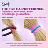 image:imageGoody Ouchless Hair Elastics 36Count Brooke Assorted  NoDamage Ponytail Holders with Strong TangleFree Grip  Soft NoPull Hair Ties for Fine to Medium Hair for Women amp MenMulticolor