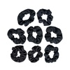 image:imageGoody Ouchless Jersey Scrunchies  8 Ct Assorted Neon Rainbow Tones DamageFree Dentless amp Secure Hold Hair Ties Gentle Hair Accessories for Women amp Men All Day Comfort All Hair TypesBlack