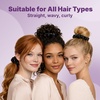 image:imageGoody Ouchless One Inch Satin Scrunchies Frizz Fighting No Damage Scrunchies Gentle Secure amp Creaseless Hair Ties for Day and Overnight All Hair Types Gifts for Women amp Girls 5 Ct Black1 InchLarge