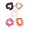 image:imageGoody Ouchless Satin Scrunchies  5 Ct Warm Tones DamageFree Hold Soft Overnight Hair Scrunchies to Sleep In Gentle Hair Accessories for Women amp Men All Day Comfort All Hair TypesWARM