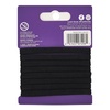 image:imageGoody Ouchless Seamless Hair Elastics 8 Ct Black DamageFree Gentle Hold Elastic Ties No Snag or Pull For All Occasions Chic Styling Accessories for Women amp Men All Hair TypesNegro