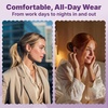 image:imageGoody Ouchless Skinny Satin Scrunchies Frizz Fighting No Damage Scrunchies Gentle Secure amp Creaseless Hair Ties for Day and Overnight All Hair Types Gifts for Women amp Girls 8 Ct BlackBlack