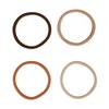 image:imageGoody Ouchless Sweater Hair Ties 8 Ct Warm Tones Gentle Secure amp DamageFree Elastic Bands for All Occasions No Snag or Pull Styling Accessories for Women amp Men For Thick HairBROWN